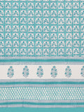 BLOCKS OF INDIA Hand Block Printed Cotton Super King Size Bedsheet(245 X 270 CM) (Color 10)