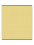 Hand Block Printed 100% Cotton Dohar King Size Reversible (Green Gad Buti)