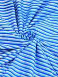 Hand Block Printed 100% Cotton Dohar King Size Reversible (Blue Green Flower)