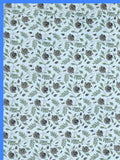Hand Block Printed Cotton Summer Single Size Reversible Printed Malmal Dohar Blue Tol