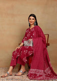 Cotton Hand Block Printed Kurta Pant Set with Dupatta, Traditional Indian Style (Pink)