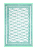 Cotton Single Size Quilt Hand Block Print for Light Winters (150x225 cm) (Light Green Tree)