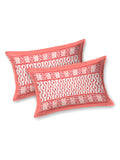 BLOCKS OF INDIA Hand Block Printed 250 TC Cotton Super King Size Bedsheet(245 X 270 CM) (Color 3)