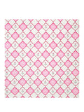 BLOCKS OF INDIA Hand Block Print Cotton King Size Bedsheet (Mughal PInk)