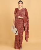 BLOCKS OF INDIA Hand Block Print Cotton Sarees For Women with Unstitched Blouse Piece Color 6