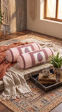 Rajasthani Handmade Hand Block Print Cotton Bolster Cover , 43 (2 Pcs)