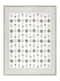 Hand Block Printed Cotton Super King Size Bedsheet(270x 270) (PALM TREE GREEN )