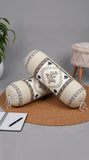 Rajasthani Handmade Hand Block Print Cotton Bolster Cover , 50 (2 Pcs)