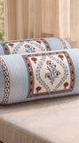 Rajasthani Handmade Hand Block Print Cotton Bolster Cover , 51 (2 Pcs)