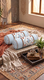 Rajasthani Handmade Hand Block Print Cotton Bolster Cover , 51 (2 Pcs)