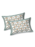 King Size Pure Cotton Hand Block Print Bedsheet Design 55