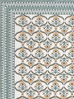 King Size Pure Cotton Hand Block Print Bedsheet Design 55