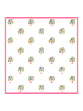 Hand Block Print Cotton King Size Bedsheet Pink TOL