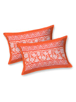 BLOCKS OF INDIA Hand Block Printed 250 TC Cotton Super King Size Bedsheet(245 X 270 CM) (Color 5)