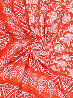 BLOCKS OF INDIA Hand Block Printed 250 TC Cotton Super King Size Bedsheet(245 X 270 CM) (Color 5)