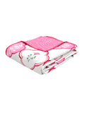 Cotton Dohar / Blanket King Bed Size Hand Block Printed (Pink Mughal)