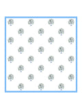 Hand Block Print Cotton King Size Bedsheet Blue TOL