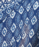 BLOCKS OF INDIA Hand Block Print Cotton Sarees For Women with Unstitched Blouse Piece Color 12