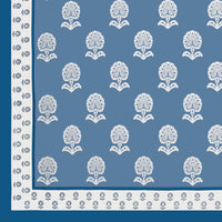 BLOCKS OF INDIA Hand Block Printed Cotton Super King Size Bedsheet(270 x 270)