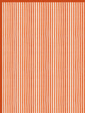 Hand Block Printed 100% Cotton Dohar King Size Reversible (Grey Orange Flower)
