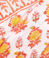 BLOCKS OF INDIA Hand Block Print Cotton Sarees For Women with Unstitched Blouse Piece Color 16