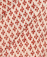 BLOCKS OF INDIA Hand Block Print Cotton Sarees For Women with Unstitched Blouse Piece Color 1