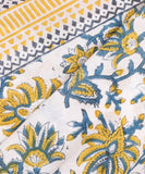 BLOCKS OF INDIA Hand Block Print Cotton Sarees For Women with Unstitched Blouse Piece Color 14