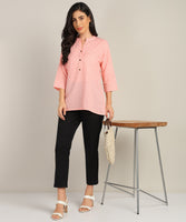 Women Cotton Pant Trouser Regular Fit with Two Pocket for Office School Formal Casual Daily Use Black Pant