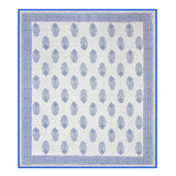 Cotton Dohar / Blanket King Bed Size Hand Block Printed (Blue Buta New)