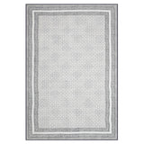BLOCKS OF INDIA Hand Block Printed Cotton Summer Single Size Reversible Printed Malmal Dohar Blue Grey Boota