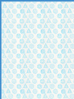 Cotton Dohar / Blanket King Bed Size Hand Block Printed (Blue Kairi)