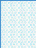 Cotton Dohar / Blanket King Bed Size Hand Block Printed (Blue Kairi)