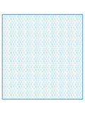 Cotton Dohar / Blanket King Bed Size Hand Block Printed (Blue Kairi)