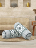 Rajasthani Handmade Hand Block Print Cotton Bolster Cover , Color 29 (2 Pcs)