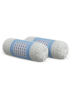 Rajasthani Handmade Hand Block Print Cotton Bolster Cover , Color 34 (2 Pcs)