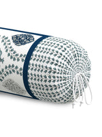 Rajasthani Handmade Hand Block Print Cotton Bolster Cover , Color 40 (2 Pcs)