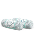 Rajasthani Handmade Hand Block Print Cotton Bolster Cover , Color 43 (2 Pcs)