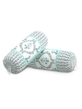 Rajasthani Handmade Hand Block Print Cotton Bolster Cover , Color 43 (2 Pcs)