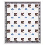 BLOCKS OF INDIA Hand Block Printed Cotton Super King Size Bedsheet(270 x 270) (Color 8)