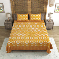 King Size Pure Cotton Hand Block Print Bedsheet Design 14