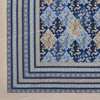 King Size Pure Cotton Hand Block Print Bedsheet Design 16