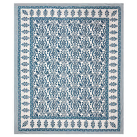 King Size Pure Cotton Hand Block Print Bedsheet Design 21