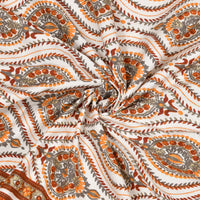 King Size Pure Cotton Hand Block Print Bedsheet Design 24