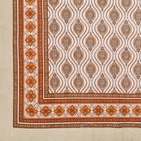 King Size Pure Cotton Hand Block Print Bedsheet Design 24