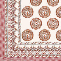 King Size Pure Cotton Hand Block Print Bedsheet Design 27