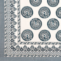 King Size Pure Cotton Hand Block Print Bedsheet Design 28