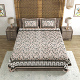 King Size Pure Cotton Hand Block Print Bedsheet Design 2