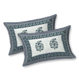 King Size Pure Cotton Hand Block Print Bedsheet Design 33