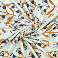 King Size Pure Cotton Hand Block Print Bedsheet Design 36