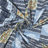 King Size Pure Cotton Hand Block Print Bedsheet Design 42